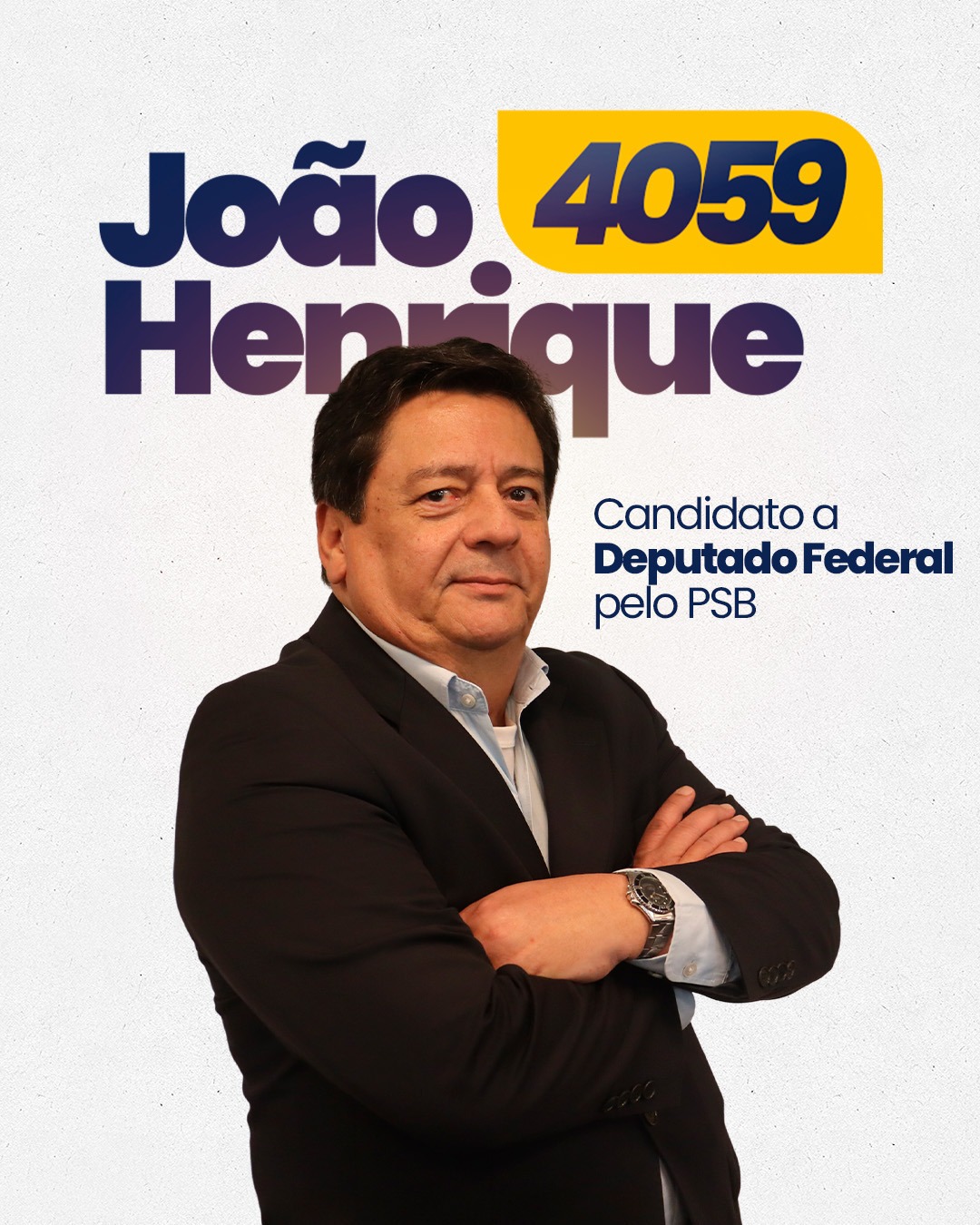 João Henrique, candidato a Deputado Federal pelo PSB